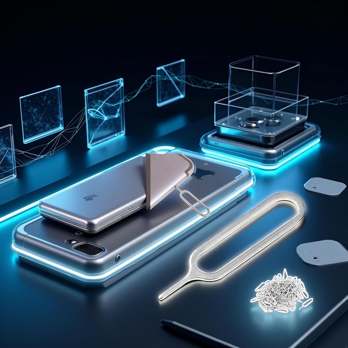 10PCS Sliver SIM Card Removal Openning Tool,Card Tray Eject Pins Needle Opener Ejector Needle Pin Remover for Smart Phones,Sim Card Eject Pin Key Tool, Sliver Maintenance, Upkeep and Repairs