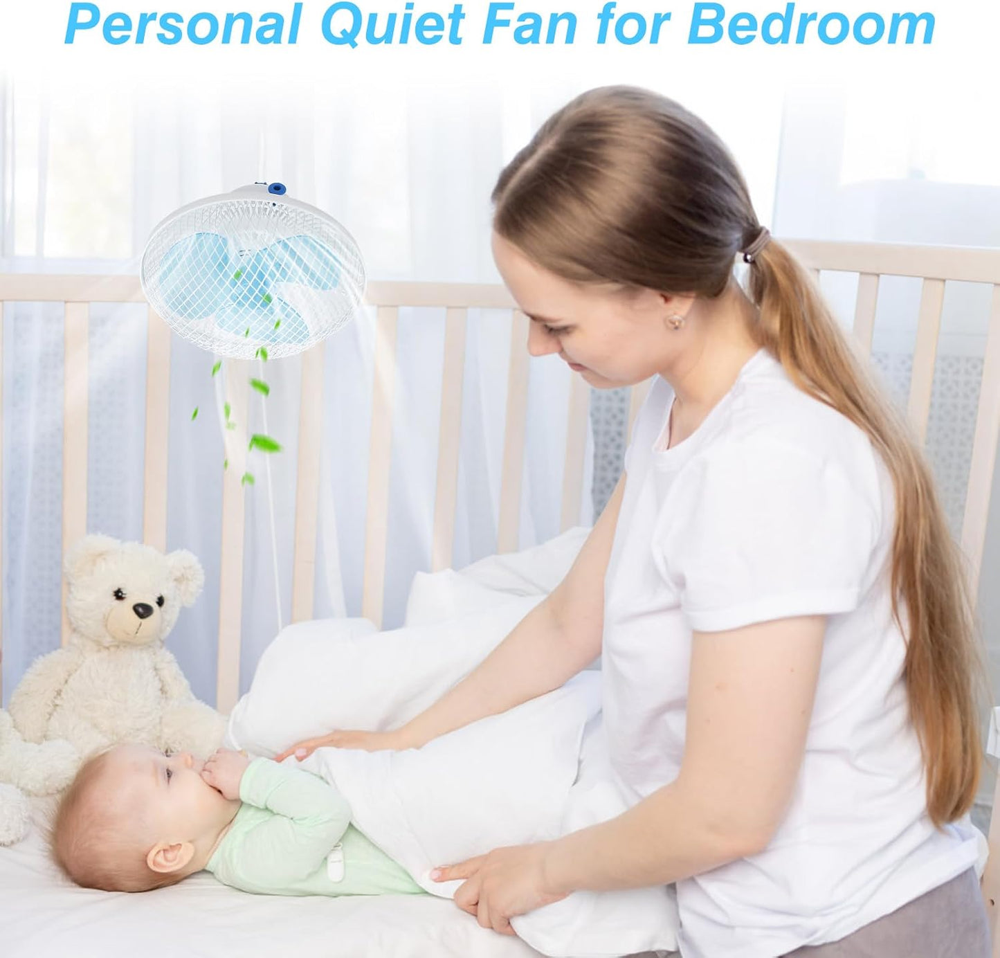 8.66" Portable Clip on Fan, 2 Speed Desk Fan with Auto Shaking Function, 180° Adjustable Tilt, Study Clamp, Personal Cooling Fan with 3.94ft Cord for Home Office Dorm