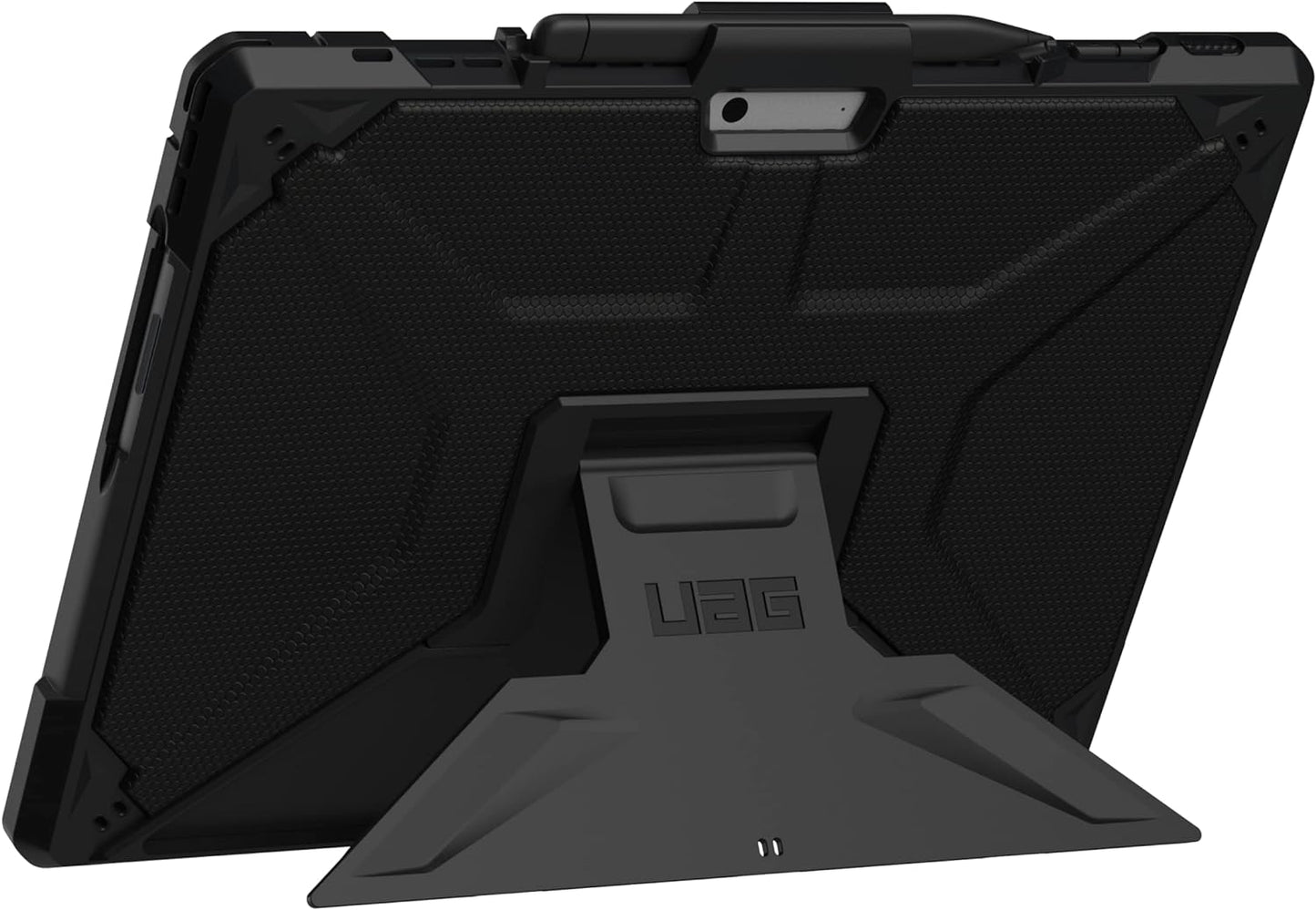 URBAN ARMOR GEAR UAG Designed for Microsoft Surface Pro 11/10/9 Case with Built-in Kickstand & Pen Holder Compatible with Type Cover Keyboard Rugged Heavy Duty Protective Cover, Metropolis Black