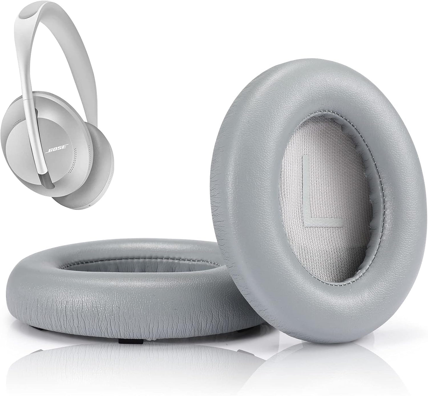 Replacement Ear Pads Cushions, Earpads Cover for Bose 700 Noise-Cancelling NC700 Over Ear Headphones (Grey)