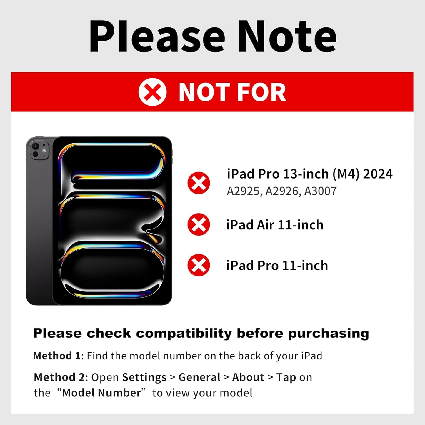 Keyboard Case for iPad Air 13 Inch (M3 2025/M2 2024),iPad Pro 12.9 inch (3/4/5/6th Gen)–Magic-Style Magnetic Keyboard Case with 7 Color Backlight,Multi-Touch Trackpad,Floating Cantilever Stand