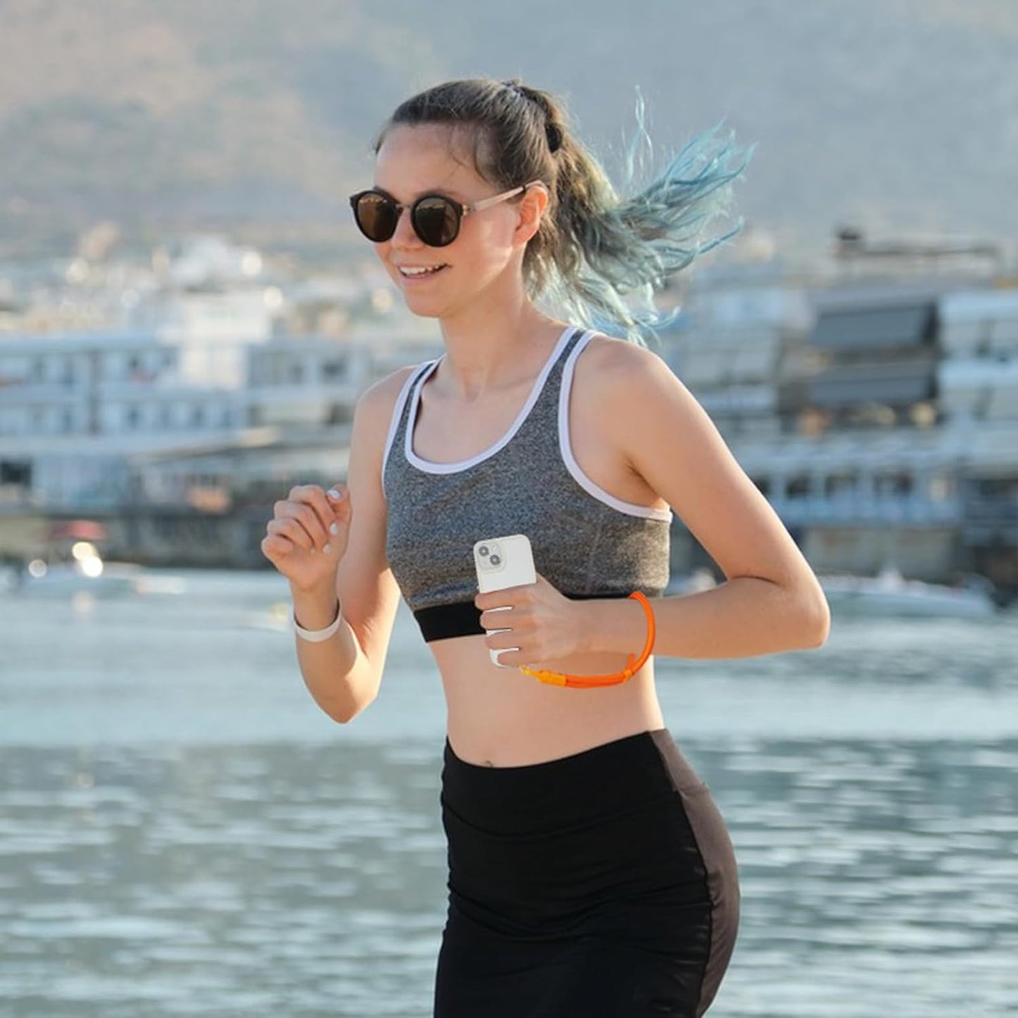 3 Pack Phone Lanyard,1×Phone crossbody strap,1×Phone Neck Strap,1×Wrist Strap,3×Tether Tabs,Universal Cell Phone Multifuctional Patch Polyester Lanyards(Orange)