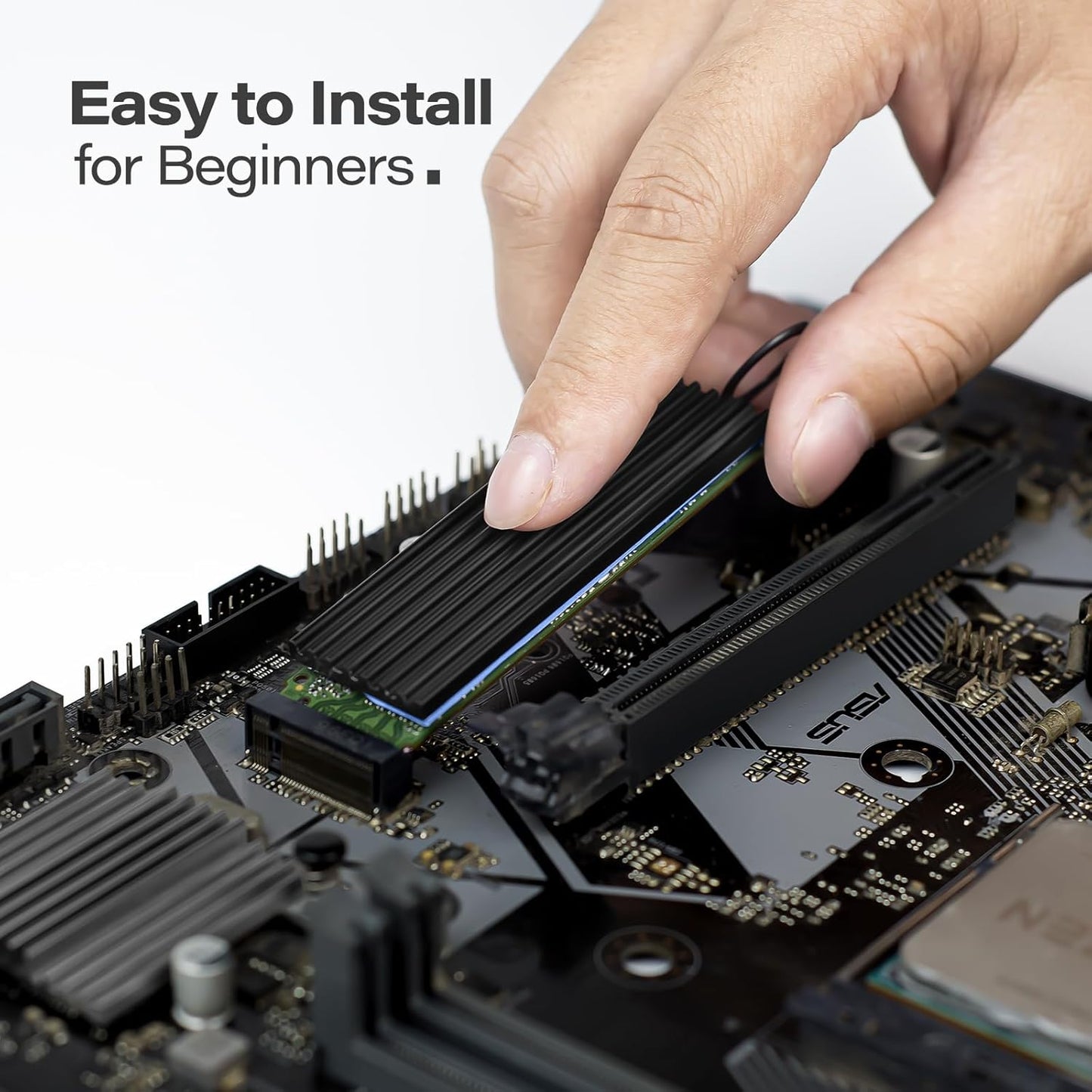 Aairhut 20 Pieces 120 x 20 x 1 mm Thermal Pads, 6 W/m.K Conductive Silicone Pad for M.2 SSD GPU Heatsink LED PS4 PS5 & More - Blue