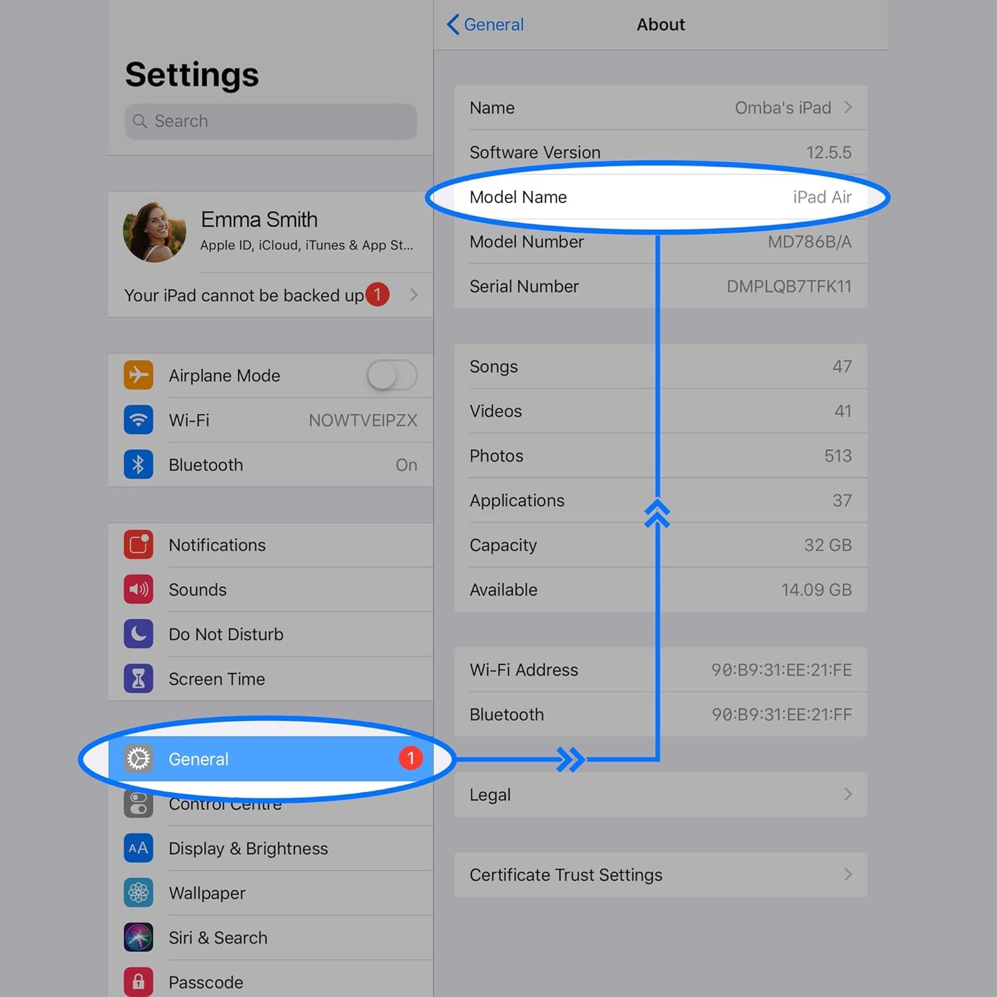 Ocushield Anti Blue Light Tempered Glass Screen Protector for Apple iPad Pro 11" (2018-2022) iPad Air 4/5 (10.9") - Blue Light Filter for iPad - Anti Glare - Protect Your Eyes & Improve Sleep