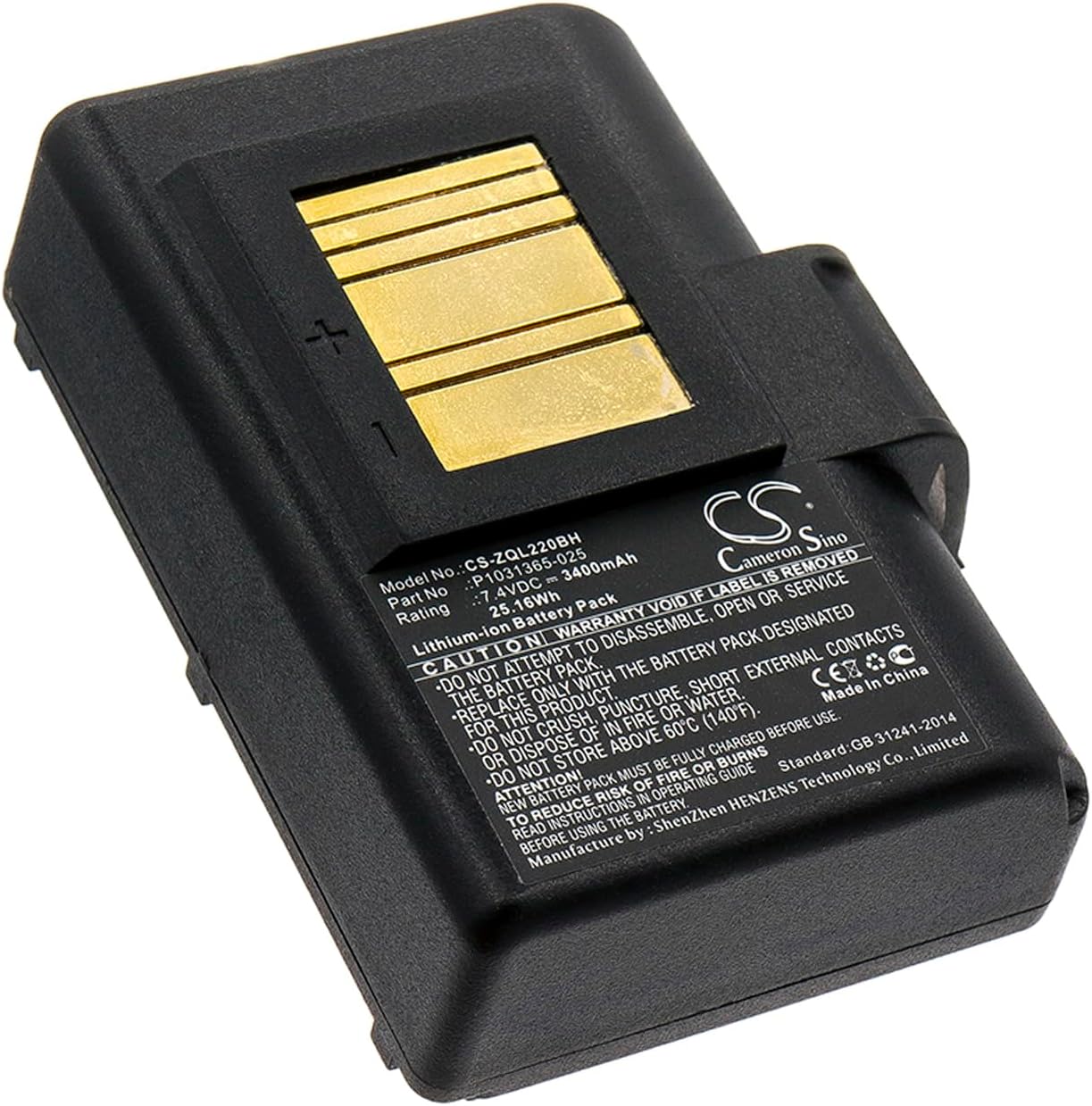 Technical Precision Replacement for Cameron SINO CS-ZQL220BH Battery