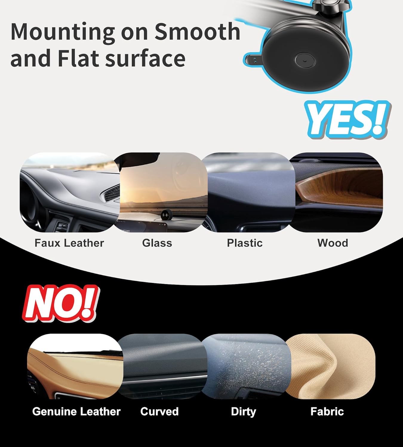 for MagSafe Car Mount Charger Dash Vent Windshield Wireless Car Charger with LED Light, Strong Magnetic Phone Holder for Car for iPhone 16 15 14 13 12 Series, Fit MagSafe Accessories (Purple)