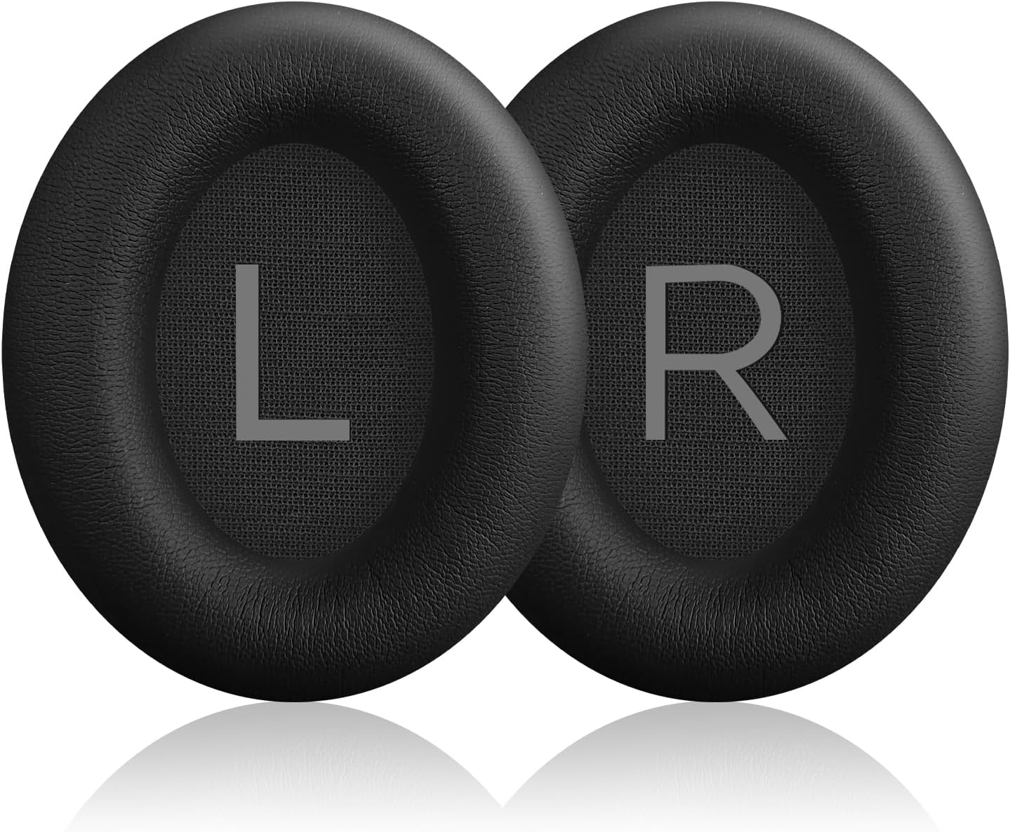 Replacement Ear Pads for Bose QuietComfort 45 (QC45)/QuietComfort SE (QC SE)/Quiet Comfort Headphones, Ear Cushions, Headset Earpads, Ear Cups Cover with Soft Protein Leather (Black)