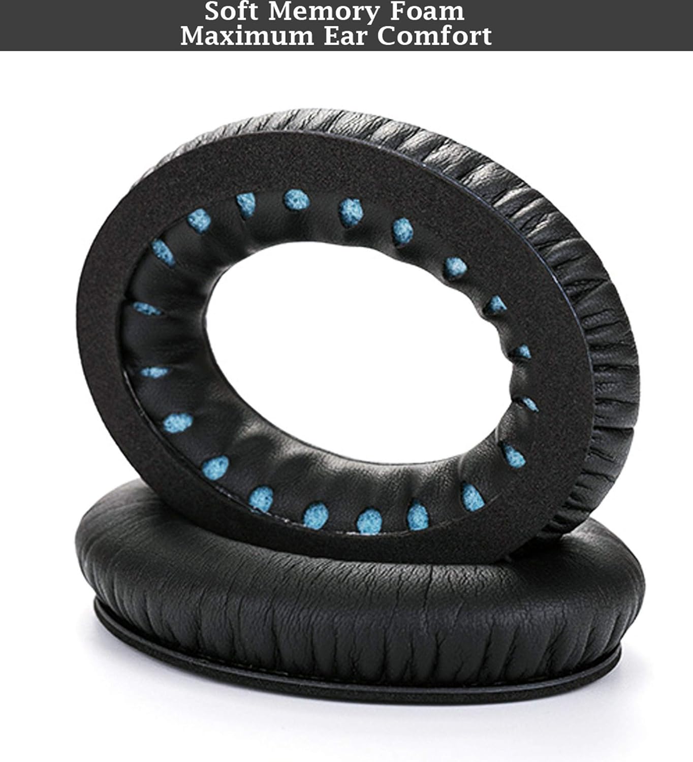 Replacement Earpads Compatible for Bose QuietComfort QC2,QuietComfort 15 QC15,QuietComfort QC25,QuietComfort QC35,Bose AE2,AE2i,AE2w,SoundTrue, SoundLink (Around-Ear) Headphone (Black)