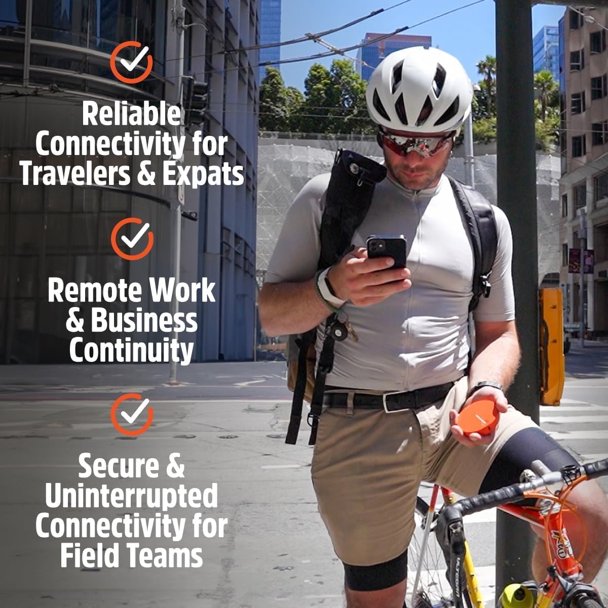 SIMO Solis Hero 4G LTE Portable Mobile Hotspot WiFi Power Bank for Travel in 140+ Countries, No SIM Card or Contract, Multi-Carrier Network, 10 Devices, 1GB/Month Lifetime + 10GB Global Data