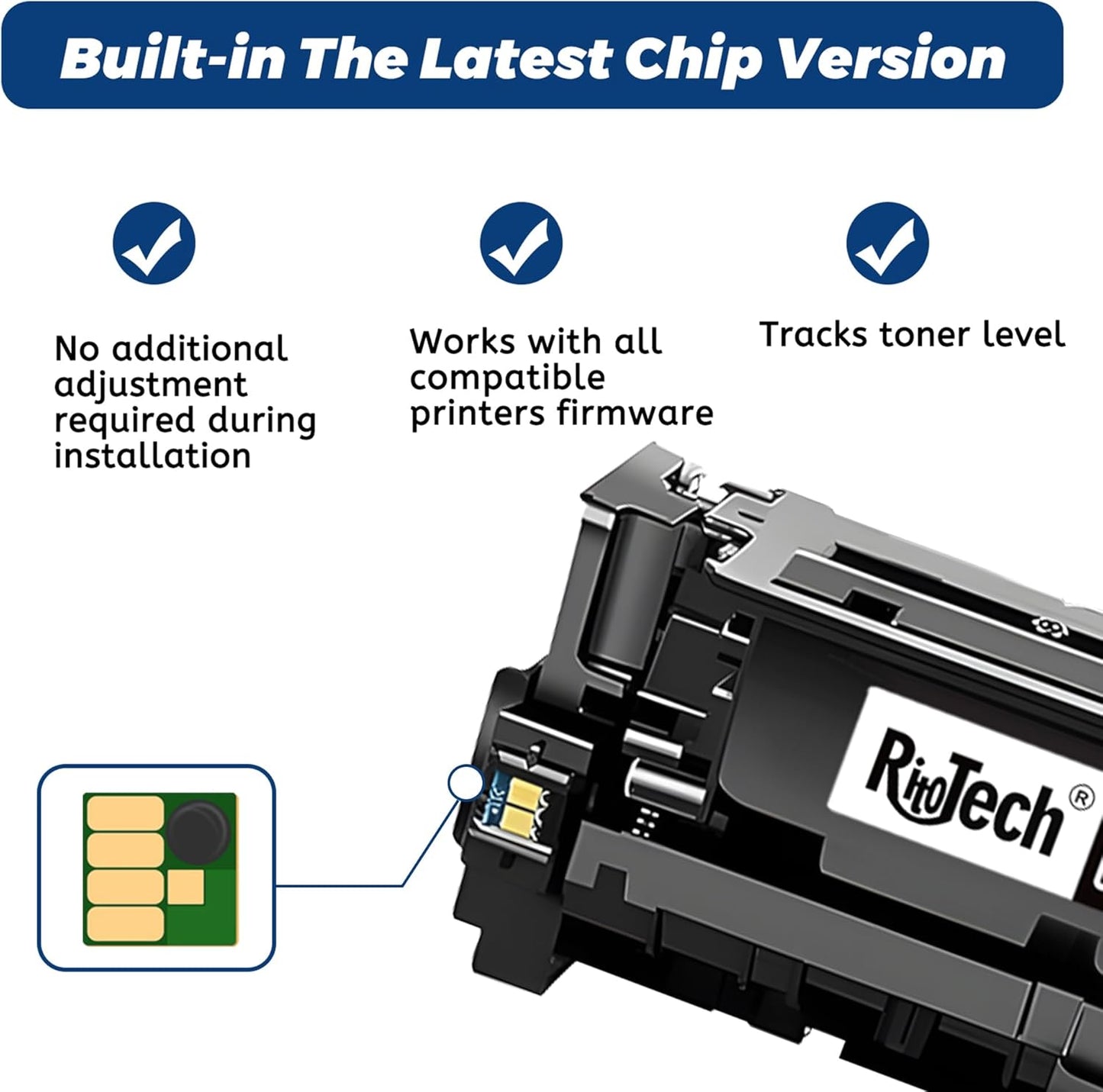 070 Toner Cartridges,for Canon 070 CRG070 070H for Canon imageCLASS MF465dw, MF462dw, LBP247dw, LBP246dw Printer,2 Black (with Chip)