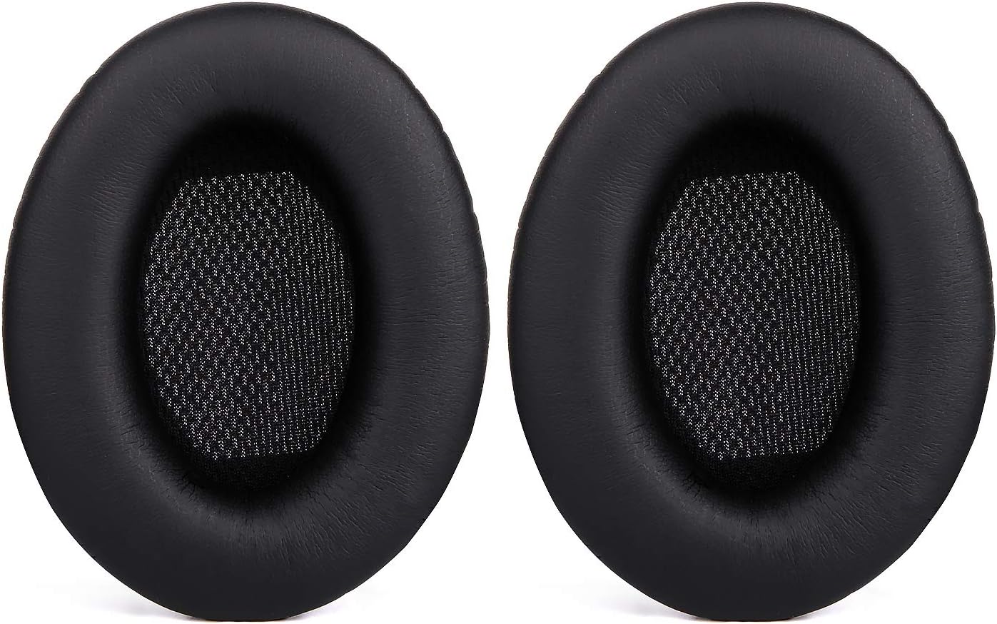QC15 Replacement Ear Pads Kit, Ear Cushion for Bose QuietComfort 2, Quiet Comfort 15, QC 25, QuietComfort 35, Ae2, Ae2i, Ae2w, Sound True, Sound Link (Around-Ear Only) Headphones – Black