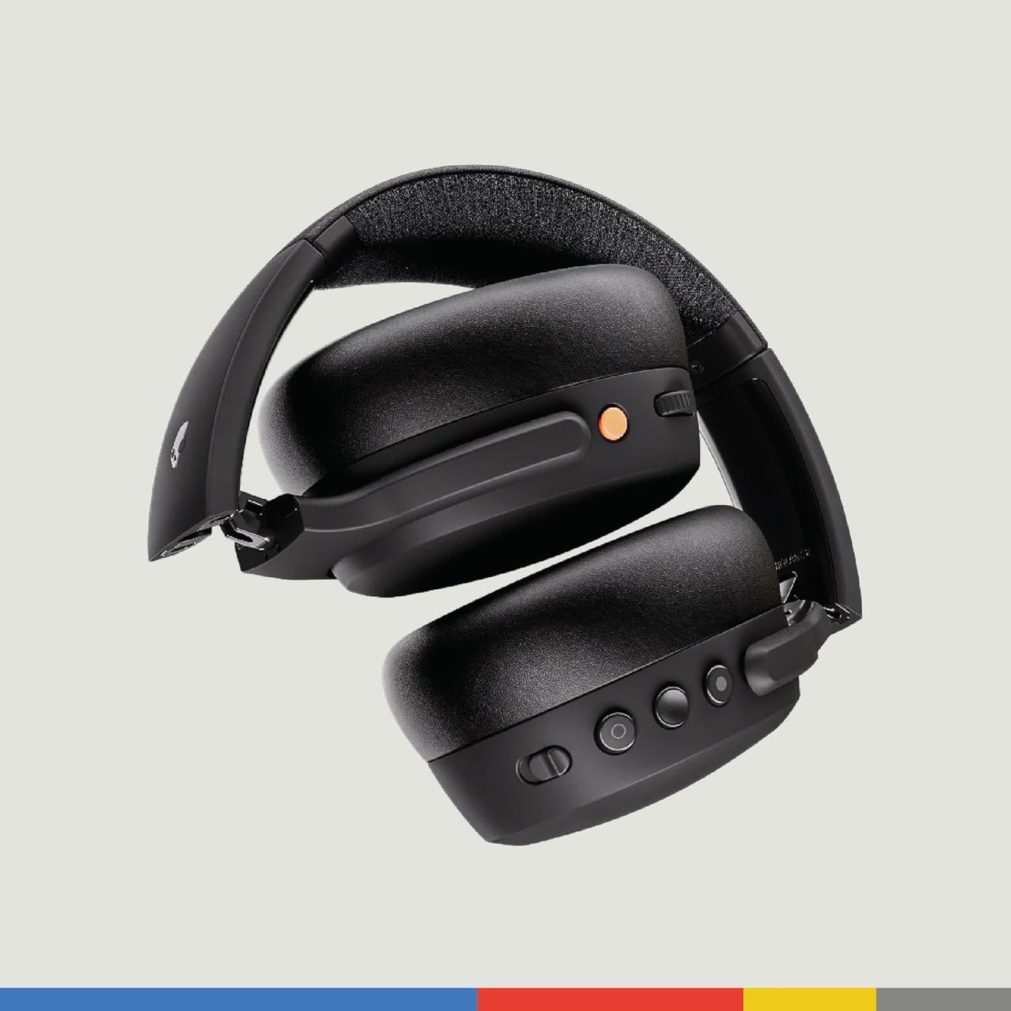 Skullcandy Crusher ANC 2 Over-Ear Noise Canceling Wireless Headphones with Sensory Bass and Charging Cable, 50 Hr Battery, Skull-iQ, Alexa Enabled, Microphone, Works with Bluetooth Devices - Black