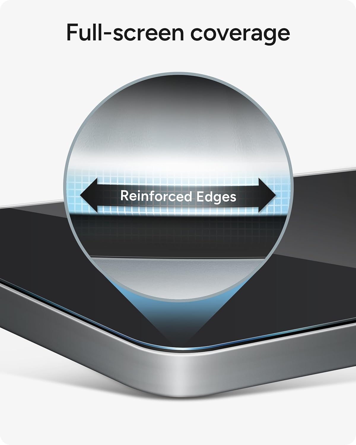 ZAGG InvisibleShield Glass Elite Privacy iPhone 15 Pro Screen Protector - 5X Stronger with Reinforced Edges, 2-Way Privacy Filter, Scratch & Smudge-Resistant Surface, Easy to Install