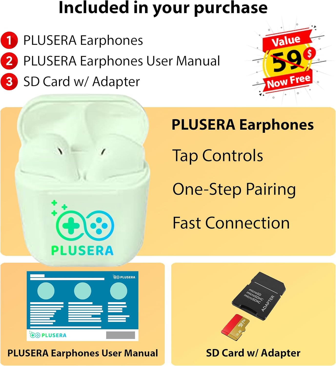 Lenovo IdeaPad 15.6” FHD Touchscreen Laptop, 24GB RAM 1.5TB Storage (1TB SSD+512GB SD Card), 10-Cores Intel Core i5-1235U, Windows 11 Pro with Microsoft Office Included, PLUSERA Earphones