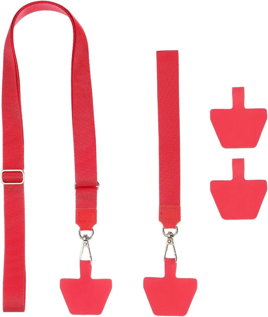 PATIKIL Smart Phone Lanyard with Wrist Strap and Patches for Most Smartphones ID Badges Keychain