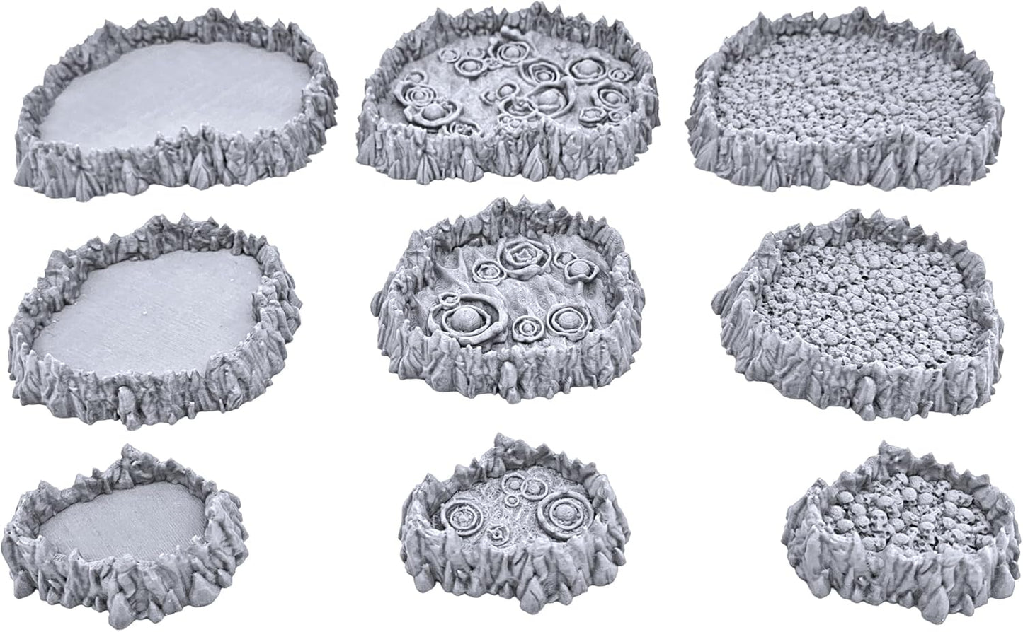 Burbling Pits Printable Scenery, 3D Printed Tabletop RPG Scenery and Wargame Terrain 28mm Miniatures