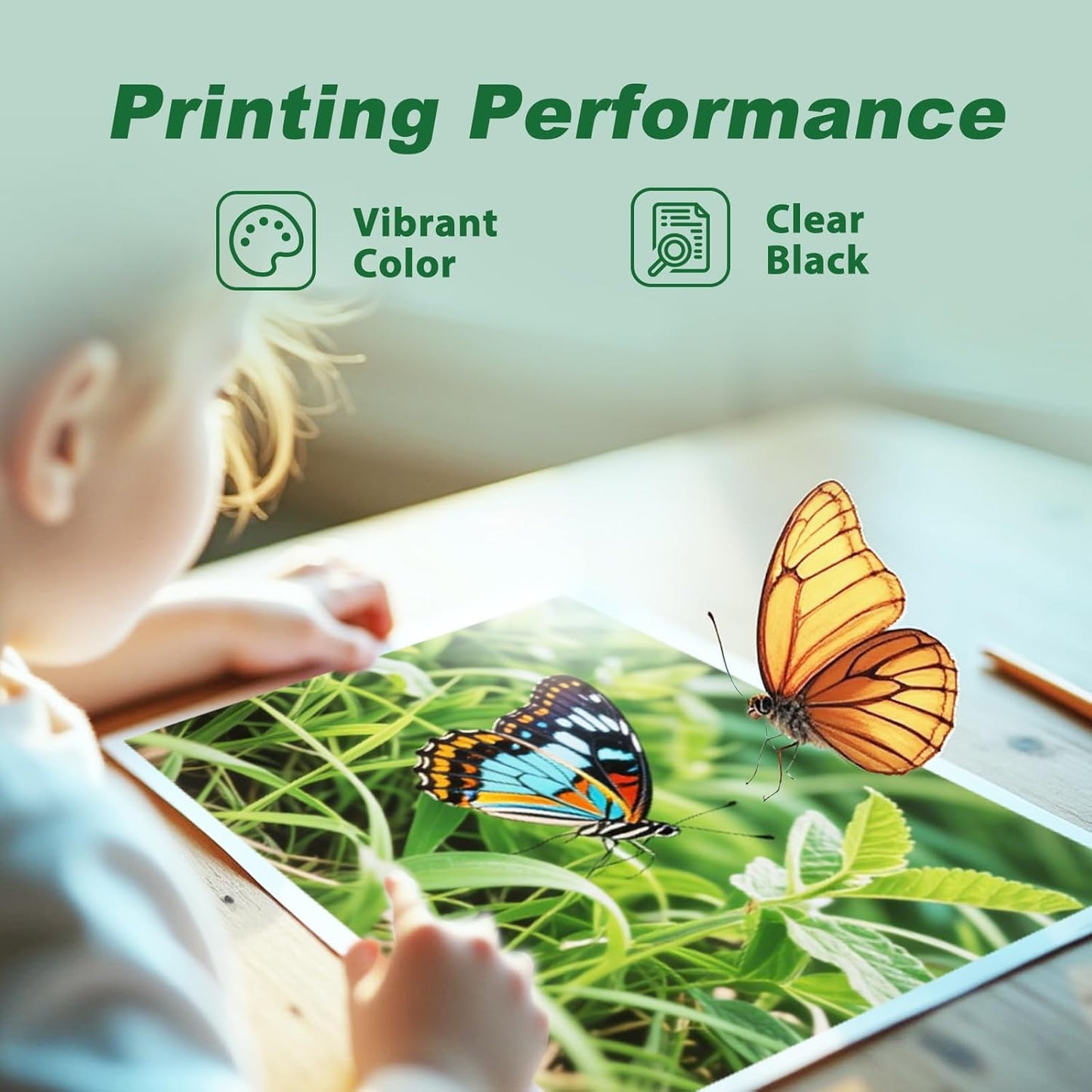 MYTONER 64XL Ink Cartridge Black/Color Combo Pack Remanufactured Replacement for HP Ink 64 HP 64XL Ink for Envy Photo 7855 7858 7100 7155 7120 6252 7800 7158 Tango Series Printer 2 Pack