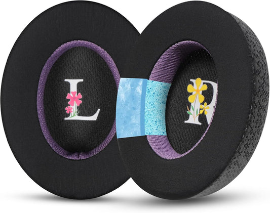 Magic Ice Gel Replacement Earpads for SENNHEISER MOMENTUM3 - Black/Purple, Comfortable & Durable