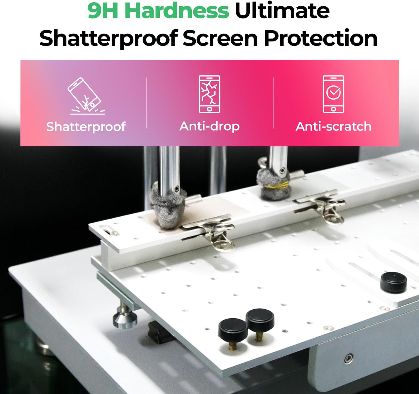 SIELO 2 Pack Matte Screen Protector for iPhone 12, 9H Hardness Shatterproof & paper-feel PET Film, Anti-Glare & Anti-Fingerprint Case Friendly iPhone 12 Paper Screen Protector Film.