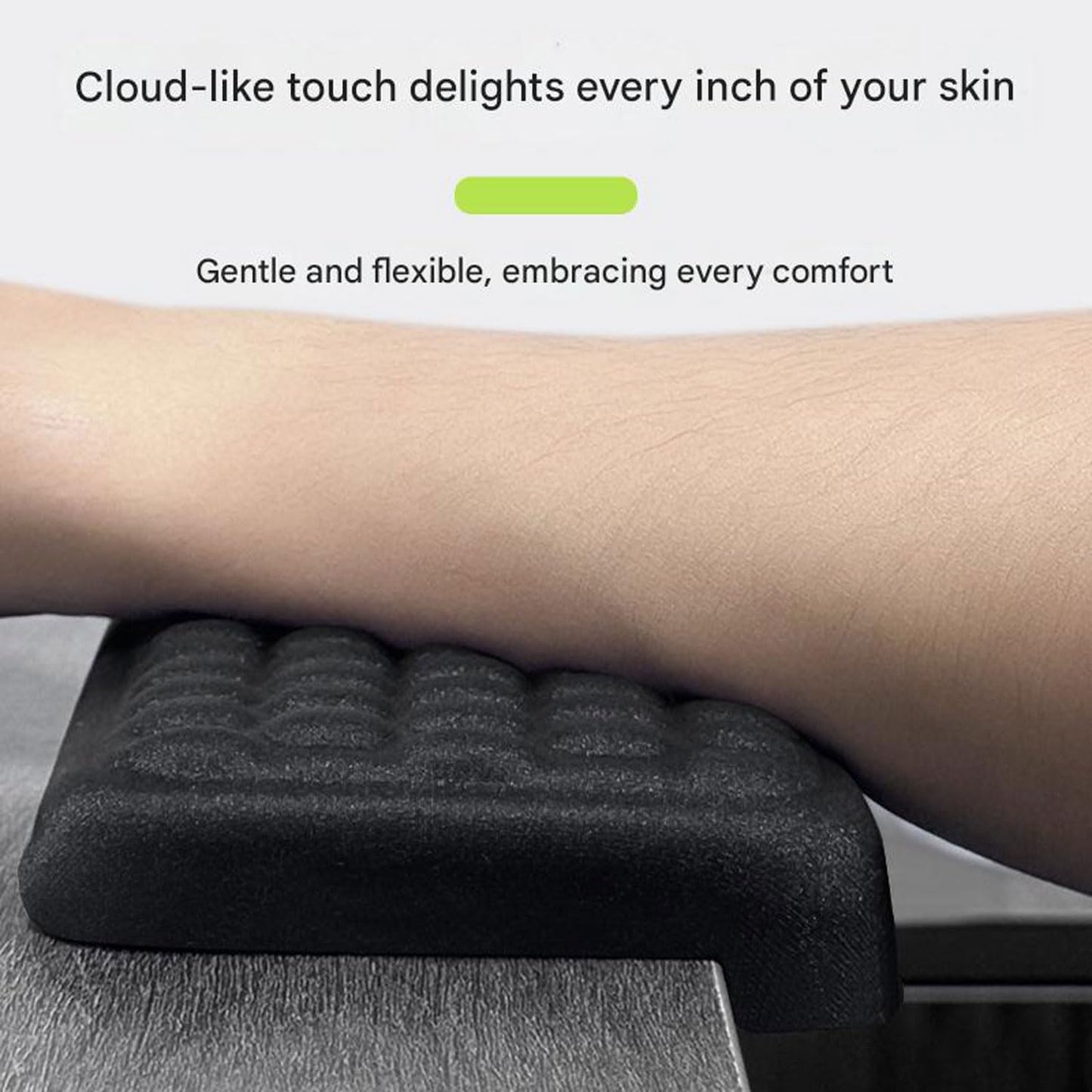 Memory Foam Ergonomic Armrest Pads for Office Chair,Computer Desk Arm Rest Support Cushion with Anti-Slip,Arm Wrist Elbow Extender Protector for Home Office Gaming–Black,2 PCs