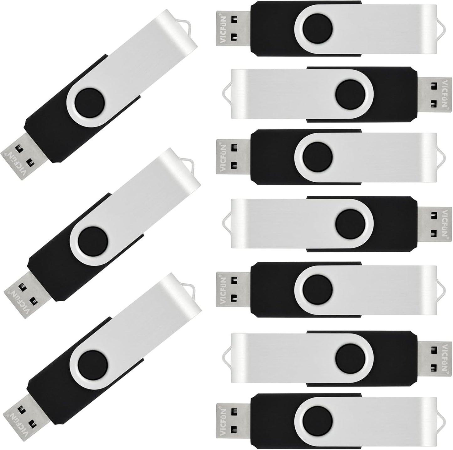 80 Pack 16GB USB Flash Drives Bulk 16GB Flash Drive 80 Pack USB Memory Stick 16GB USB2.0-Black
