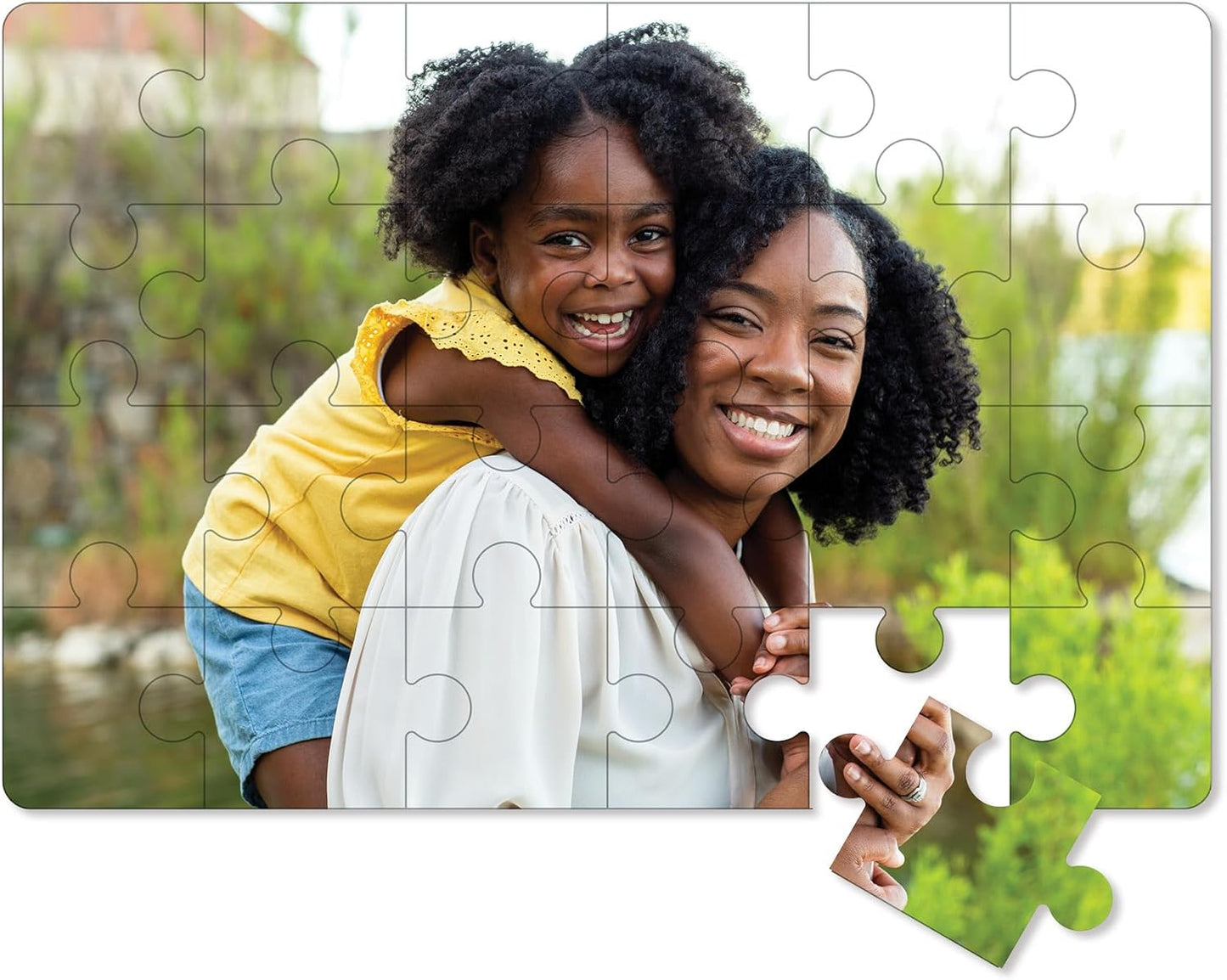 Photo Personalized Puzzle for Mother's Day - 24 Piece - I See Me! (Horizontal/Landscape)