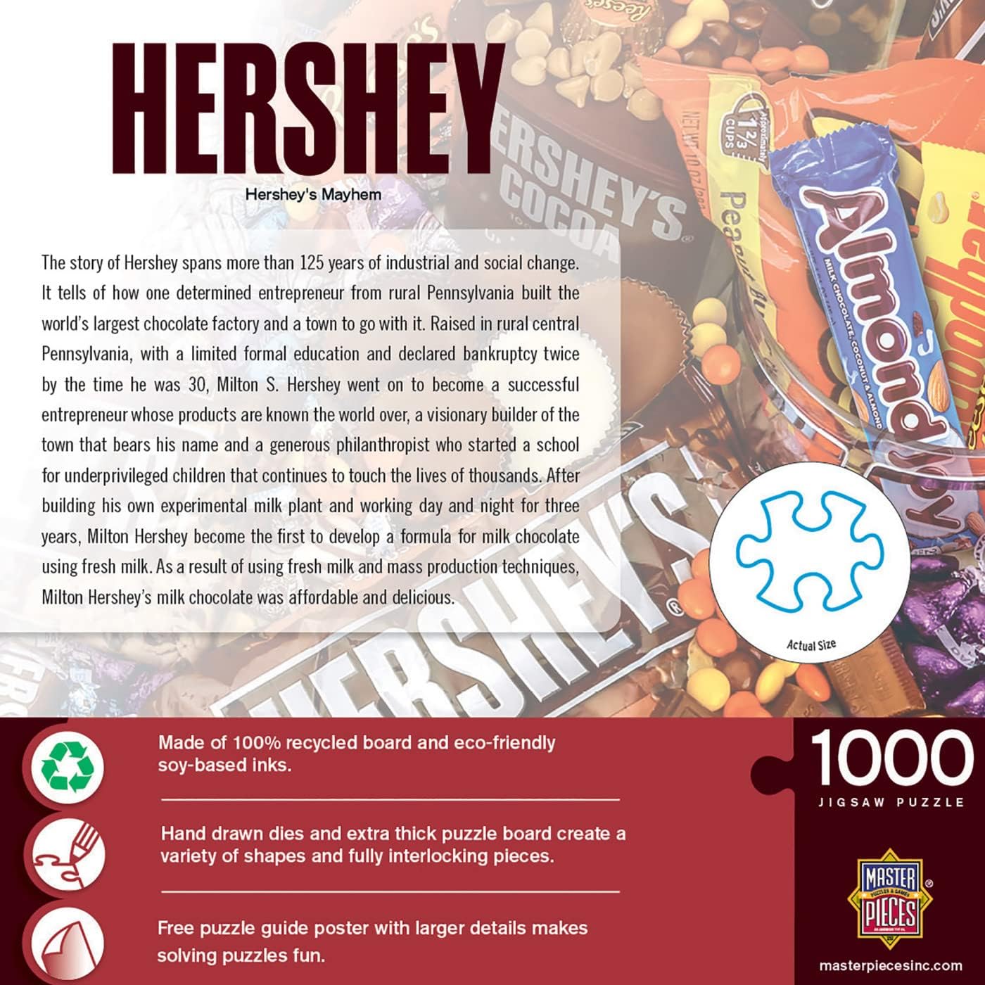 MasterPieces 1000 Piece Jigsaw Puzzle for Adults, Family, Or Youth - Hershey's Mayhem - 19.25"x26.75"