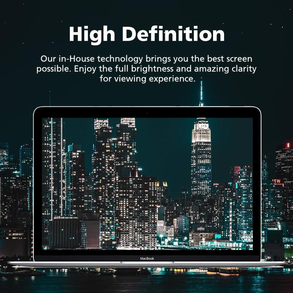 Anti Blue Light Matte Screen Protector for MacBook Pro 16" (2024 M4, 2023 M3, 2023 M2, 2021 M1) | Anti-Glare | Reducing Eye Fatigue with Blue Light Blocking Filter