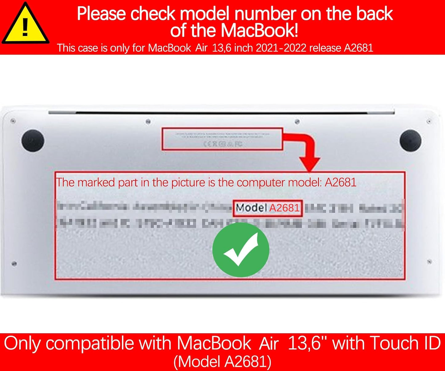 Berkin Arts for MacBook Air 13.6 inch Case A3240 A3113 A2681 (M4 M3 M2) 2025 2024-2022 Release with Keyboard Cover & Screen Protector (The Great Wave by Hokusai)