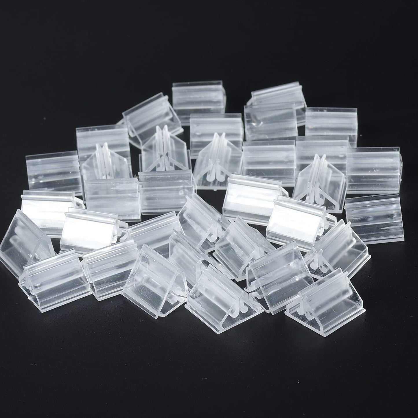 50pcs Clear Game Card Stands Plastic Game Piece Holder for DIY Board Game Party Favor