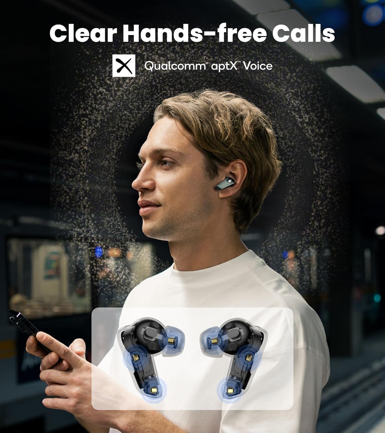 Edifier NeoBuds Planar Wireless Bluetooth Earbuds, 12mm Planar Magnetic Drivers, Hi-Res Audio, LDAC, Snapdragon Sound, Hybrid ANC, Bluetooth 5.4 & Dual Device Connection, Wireless Charging, 6 Mics