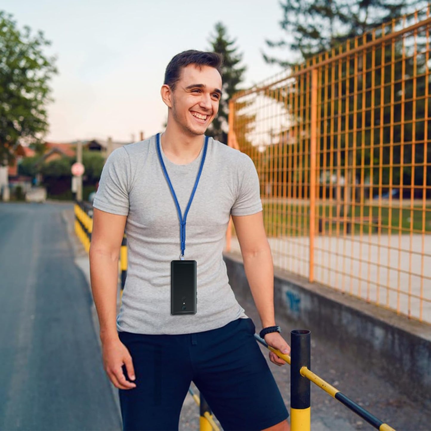 3 Pack Phone Lanyard,1×Phone crossbody strap,1×Phone Neck Strap,1×Wrist Strap,3×Tether Tabs,Universal Cell Phone Multifuctional Patch Polyester Lanyards(Blue)