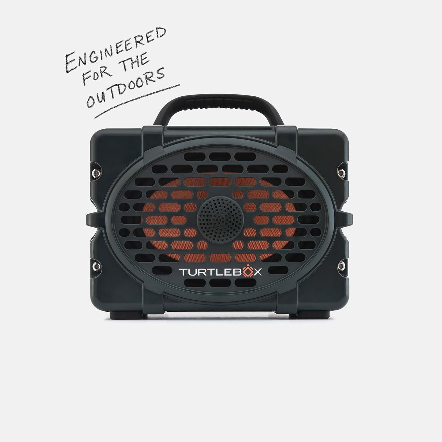 Turtlebox Original Gen 3: Portable Outdoor Bluetooth Speaker – Ultra-Loud (120dB), Waterproof (IP67), Rugged, Impact-Resistant, 3-Day Battery | Party Mode: Unlimited Pairing Stereo, Green/Burnt Orange