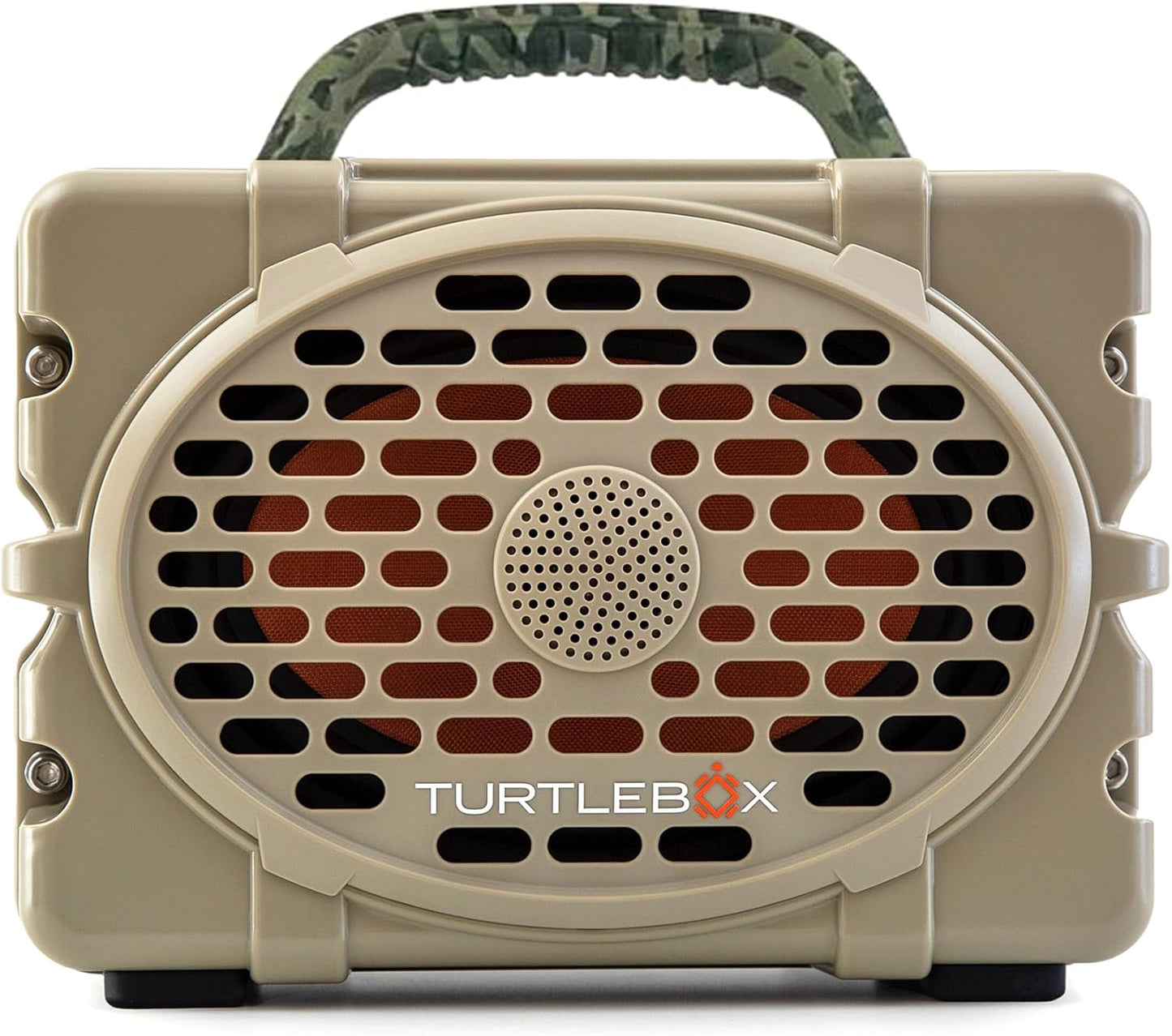 Turtlebox Original Gen 3: Portable Outdoor Bluetooth Speaker – Ultra-Loud (120dB), Waterproof (IP67), Rugged, Impact-Resistant, 3-Day Battery | Party Mode: Unlimited Pairing Stereo, Tan/Camo