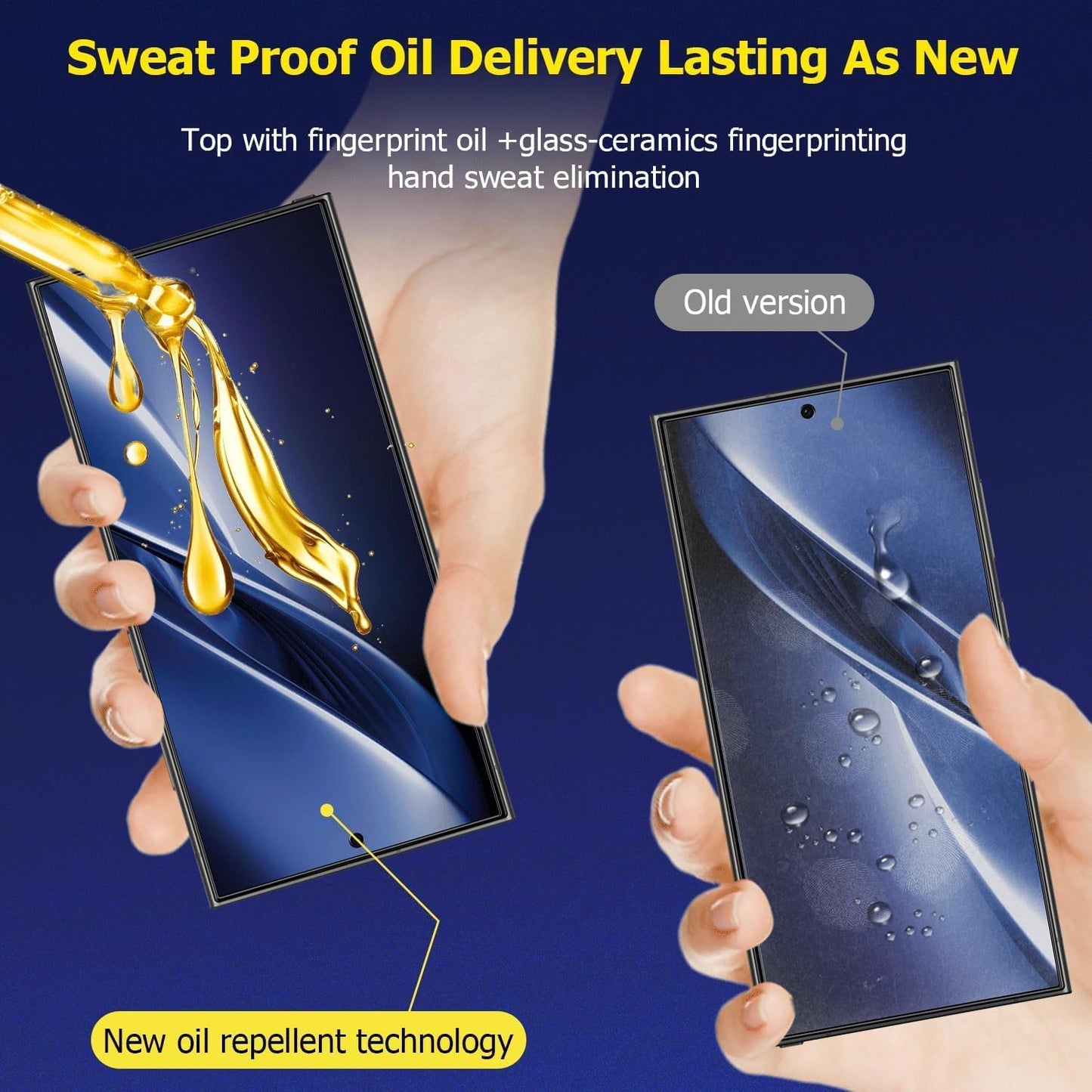 [4Pack] Screen Protector For Galaxy S24 Ultra [Tempered Glass] [Japan Glass with 9H Hardness] Fingerprint unlock with installation frame HD clear Screen Protector