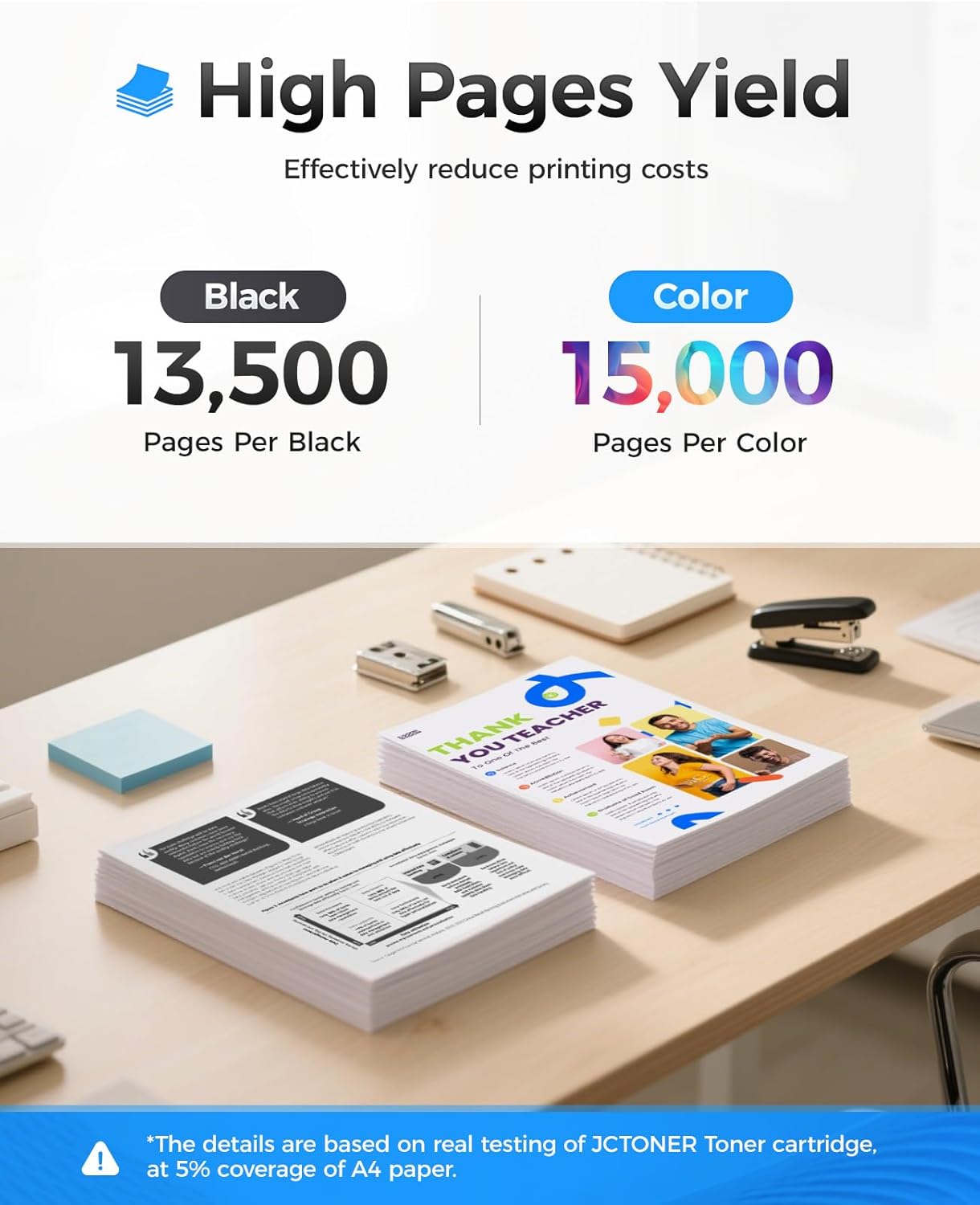 650A Toner Cartridge Set 4-Pack High Yield with Chip Replacement for HP 650A CE270A CE271A CE272A CE273A Compatible with HP Color LaserJet Enterprise CP5525 CP5525dn CP5525n CP5525xh Printer Ink Black