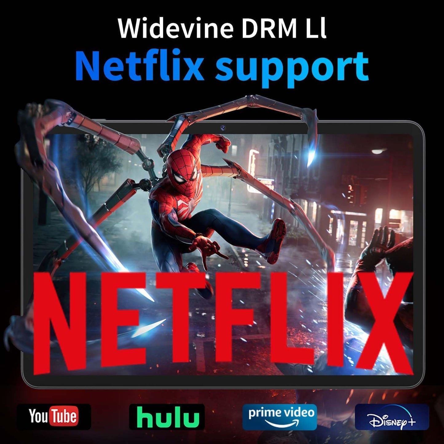 12 Inch Tablet Android 15 Tablets, 2025 Upgraded Android Tablet with Keyboard, 24GB RAM+256GB ROM(1TB Expand), Octa-Core, 2K 2000x1200 Display, 16MP Dual Camera, 8000mAh, 2.4G/5G WiFi, GPS (Black)