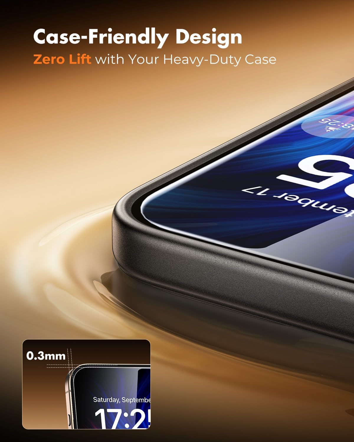 UNBREAKcable Anti-Glare Screen Protector for iPhone 15 Pro Max [2-Pack], 9H Hardness Tempered Glass, Anti-fingerprint, Enhanced Clarity, Anti-Blue Light, Easy to Install, Polishing Cloth Included