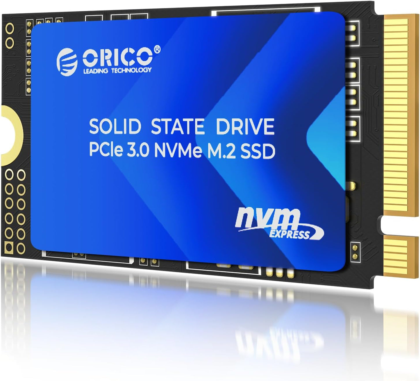 ORICO M.2 2242 NVMe SSD 256GB, PCIe 3.0 with 3200MB/s Read Speed, TLC NAND, Copper Heatsink for Laptops, Mini PCs, IoT Devices, and DIY External Drives - J10-2242