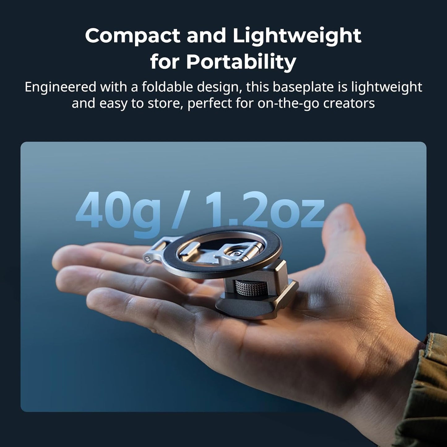 SMALLRIG Metal Phone Mount with Baseplate for Arca-Standard, Compatible for DJI RS 4 Mini, Smartphone Support with Cold Shoe Mount, Phone Tripod Mount for iPhone 16 15 14 etc. - 5339