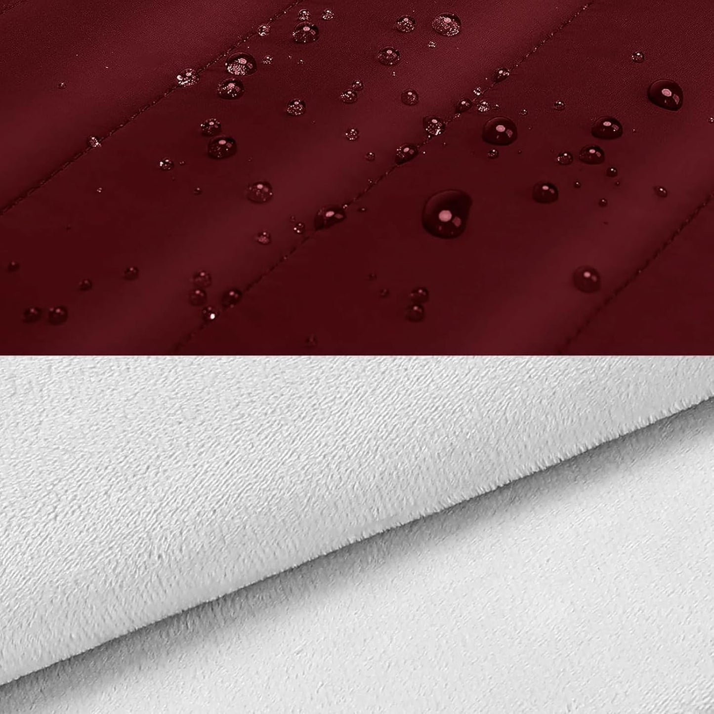 MOSISO 13.3 inch Laptop Case, 13-13.3 inch Puffy Laptop Sleeve Compatible with MacBook Air 13 13.6 M4 M3 M2 M1/Pro 13/Pro 14, HP Dell ASUS Lenovo,Polyester Horizontal Bag with Small Case, Red