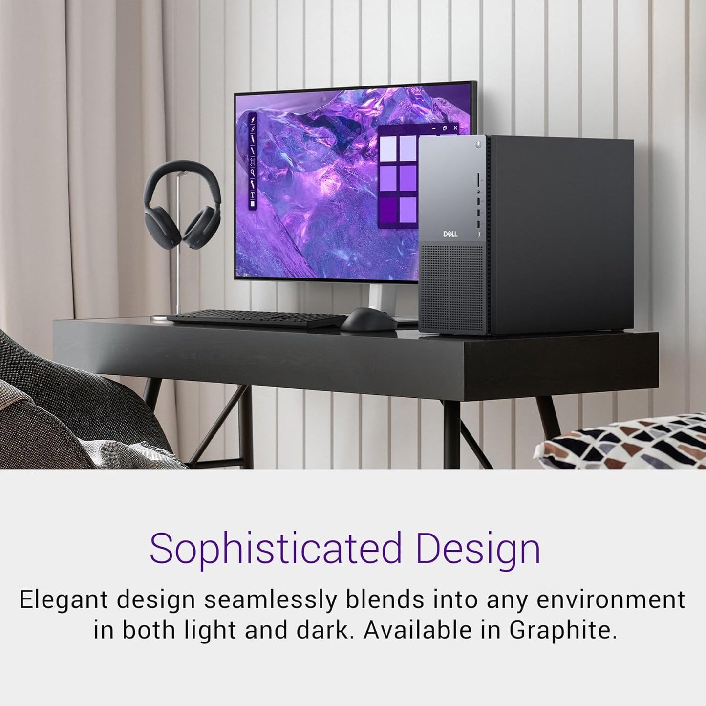 Dell Tower Plus EBT2250 Desktop Computer - Series 2 Intel Core Ultra 9 285 24-Core Processor up to 5.6 GHz, 32GB DDR5 RAM, 4TB NVMe SSD, NVIDIA GeForce RTX 4060 8GB GDDR6, Windows 11 Home, Graphite