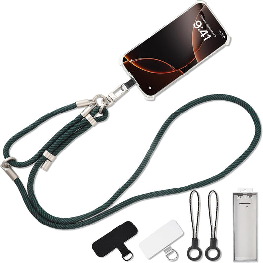 3-in-1 Adjustable Phone Lanyard Crossbody Cell Phone Neck Strap Universal Mobile Wrist Lanyard