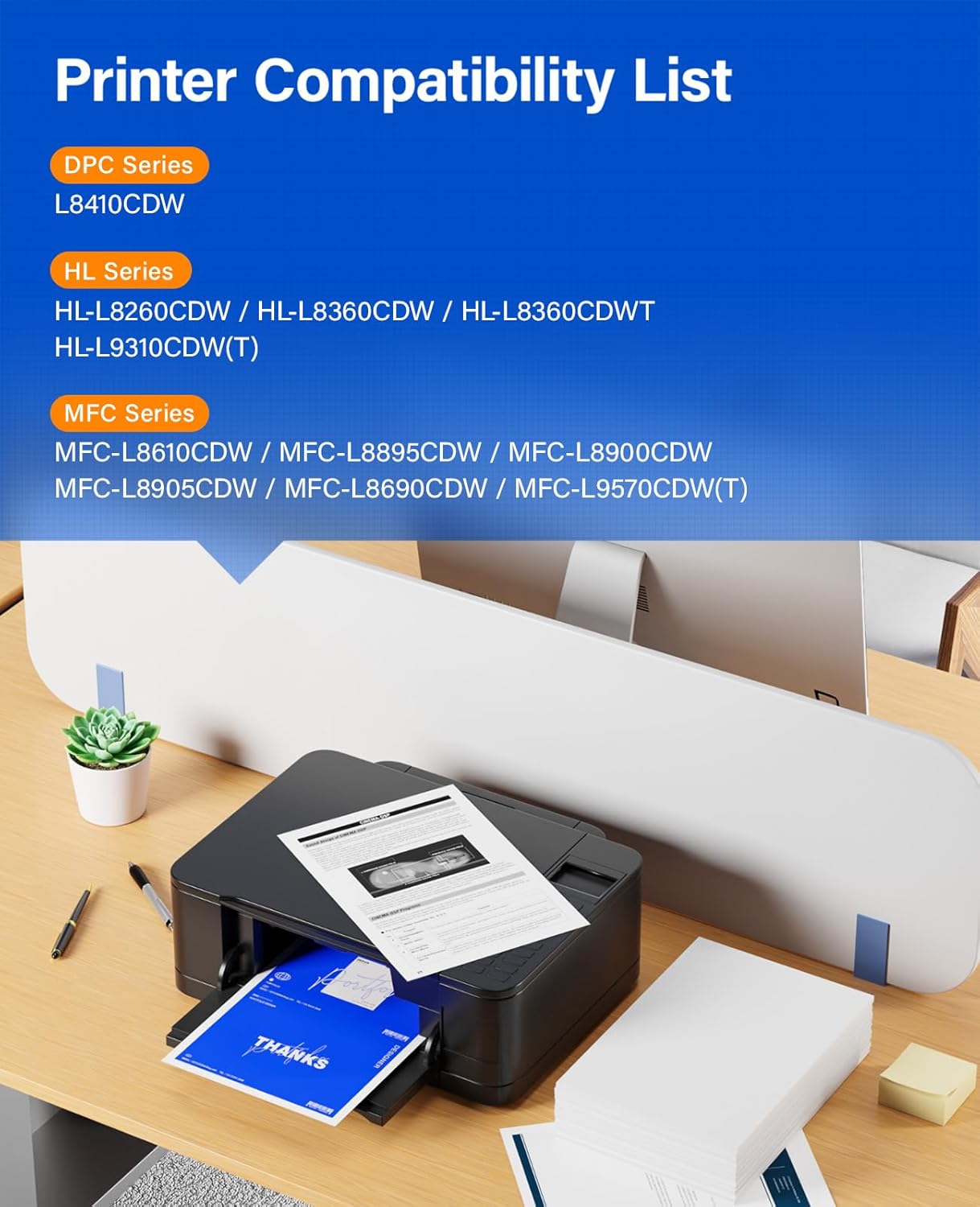 DR431CL Drum Unit High Yield Replacement for Brother DR-431CL Imaging Drum for MFC-L8900CDW MFC-L8690CDW HL-L8360CDW HL-L8260CDW MFC-L8610CDW MFC-L8905CDW MFC-L9570CDW HL-L8360CDWT Printer All-in-One