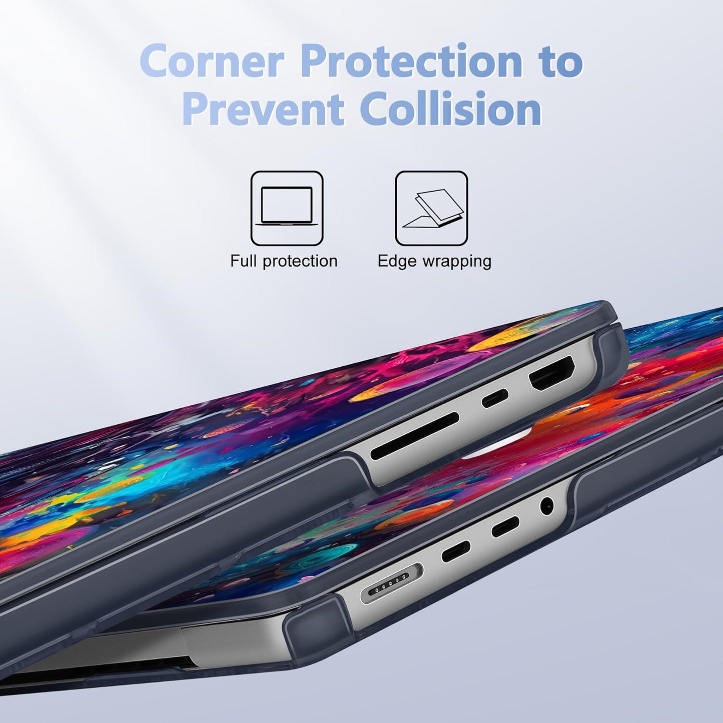 for MacBook Pro 16 inch Case 2021 2022 2023 2024 Release A3186 A3403 M4 A2991 M3 A2780 M2 A2485 M1 Pro/Max, Hard Shell Case with Screen Protector & Keyboard Cover, Astronaut