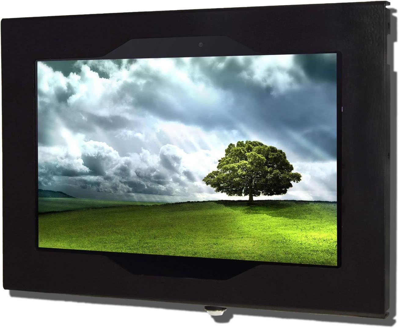 TABcare Locking Anti-Theft Metal Case for Samsung Galaxy TAB E 9.6 Tablet for Kiosk, POS, Store, Show Display, Time Clock (TAB E 9.6, Black)