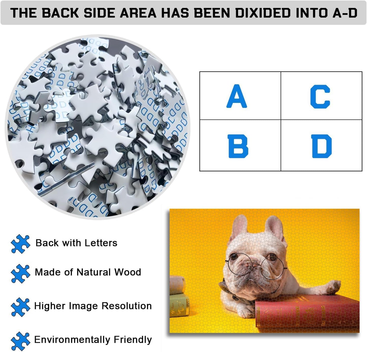 Custom Puzzle 120/200/300/500/1000/1500 Pieces, Personalized Puzzle from Your Own Photos, Customized Picture Jigsaw Puzzle Gift for Christmas Wedding Birthday Family