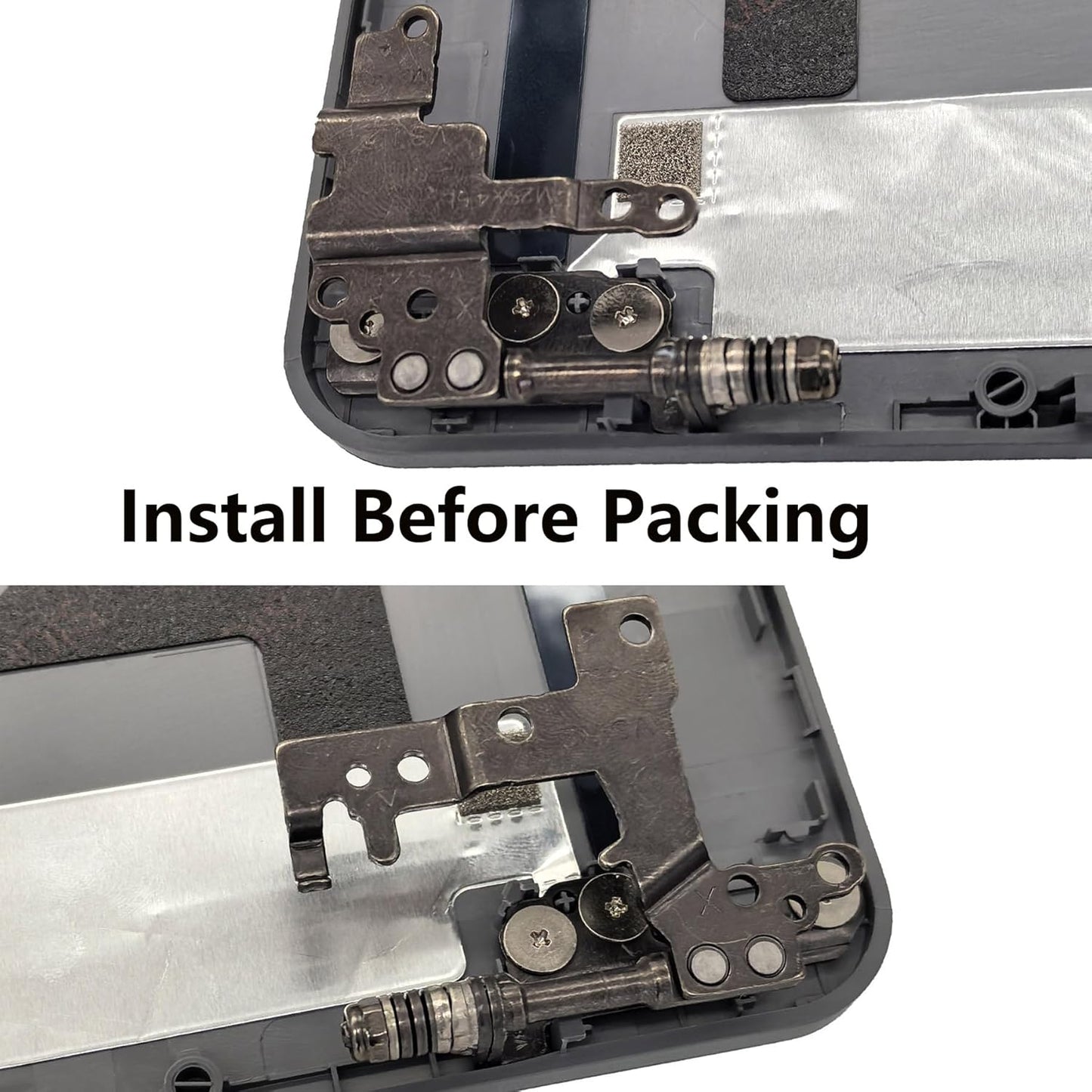 Replacement LCD Cover Back With Hings Front Bezel With Hinges Cap for Lenovo Ideapad 1-15ADA7 82R1, 1 15AMN7 82VG, 1 15ALC7 82R4 Series Laptop Rear Case Top Lid 5CB1M48453 5CB1F36621 5CB1F36618