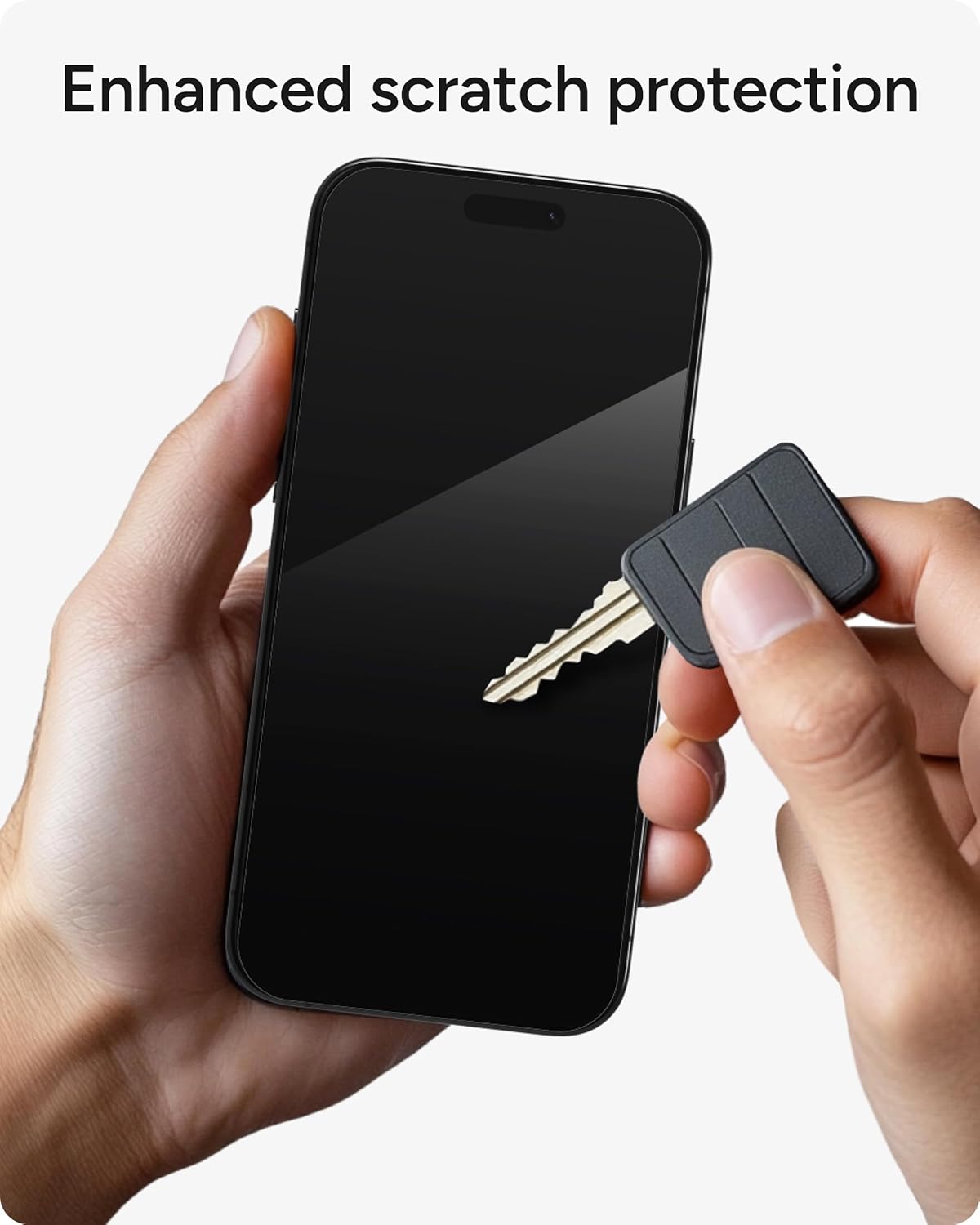 ZAGG InvisibleShield Glass Elite Privacy iPhone 15 Pro Max Screen Protector - 5X Stronger with Reinforced Edges, 2-Way Privacy Filter, Scratch & Smudge-Resistant Surface, Easy to Install