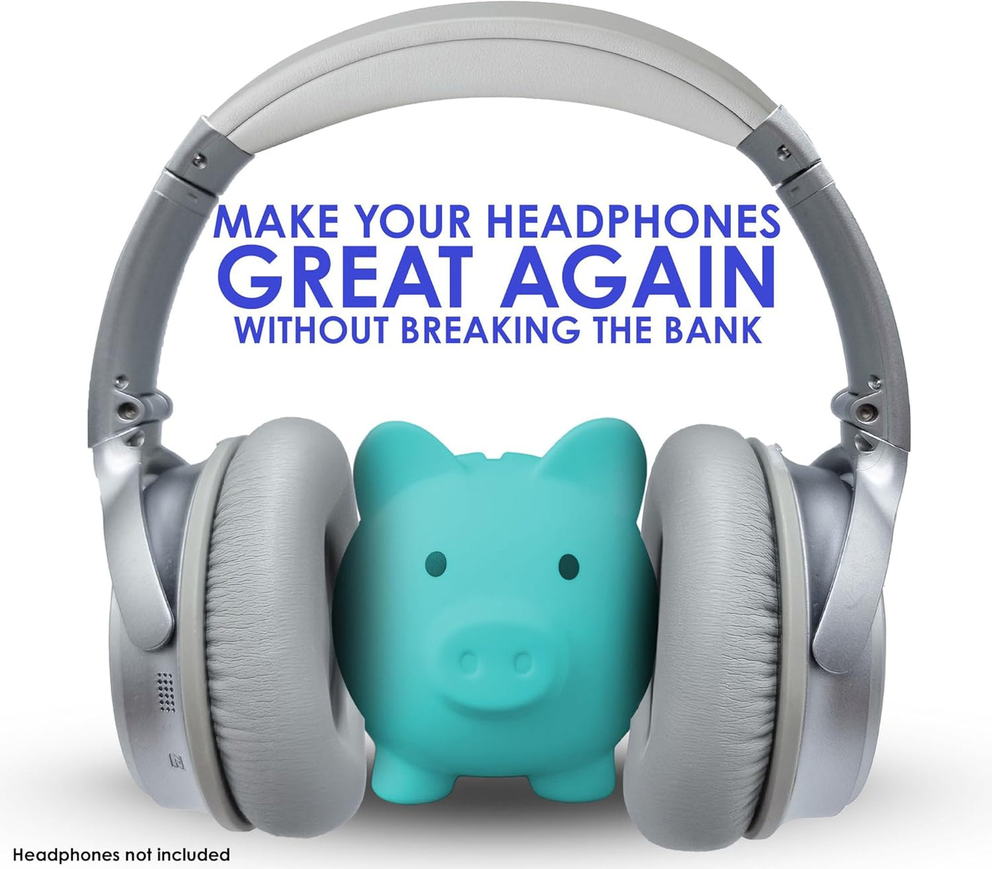 Replacement QC Ear Pad and Headband Pad Kit Cushion. Compatible with Bose QuietComfort (2023) QC45 QC35 QC35 II QC SC QC SE Wireless Noise Cancelling Headphones (Grey)